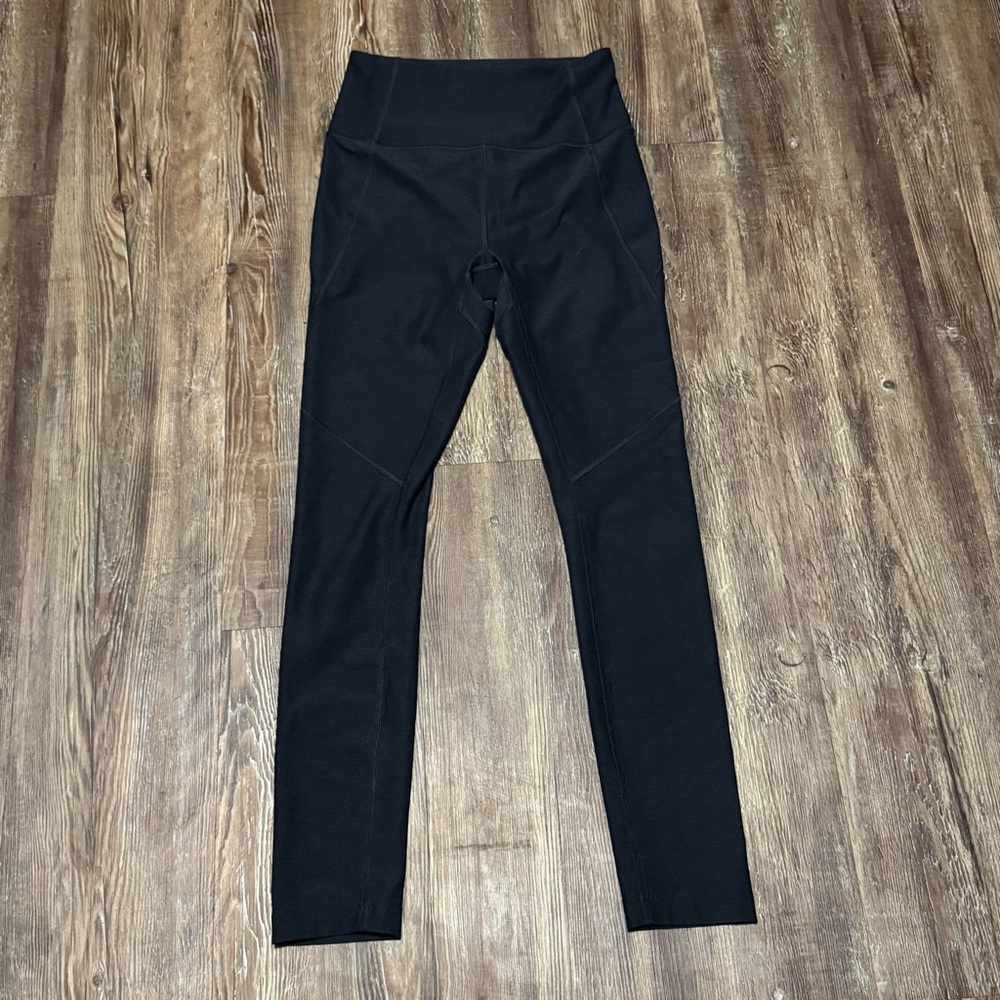 Outdoor Voices Leggings Women's XS Black Pull On Activewear Tummy Control
